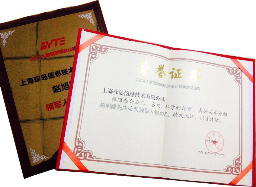 大數(shù)據(jù)營銷領軍人物獎